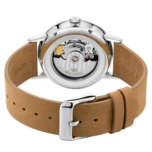 Herren automatische mechanische Call -Siedlung, Ultra Fine Watch Belt, wasserdichtes Saphirglas, Freizeituhr, Neu, 819.5.6099 8 Hauptverkaufswache Seagull - №5