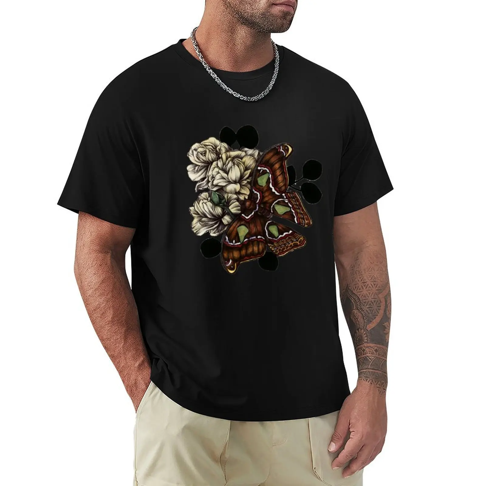 Boy do I love moths T-Shirt man t shirt graphic T-Shirt