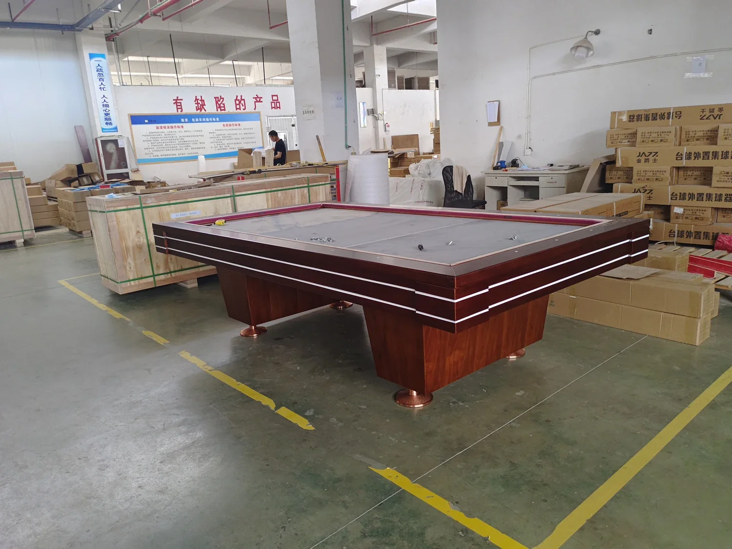 High quality 3 cushion Korea Style Old man Play 4 ball Carom Pool Table Billiards 10ft 9ft 8ft Size with slates heated mat