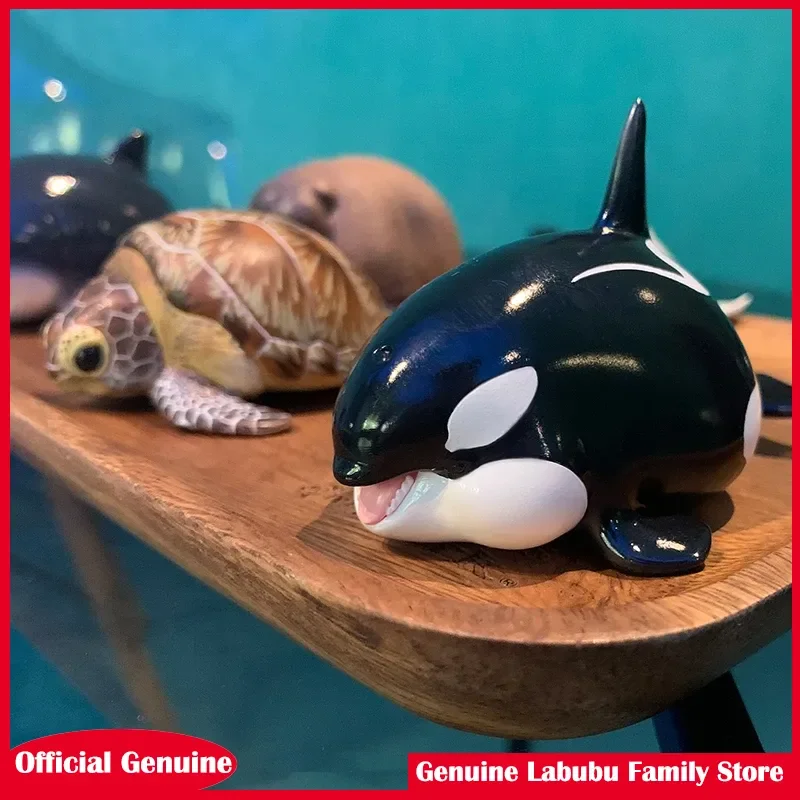 Genuine Animal Planet A Series Of Laugh And Grow Fat Animal Figure Ocean Biology 4th Generation Cute Doll Trendy Play Toy Gift