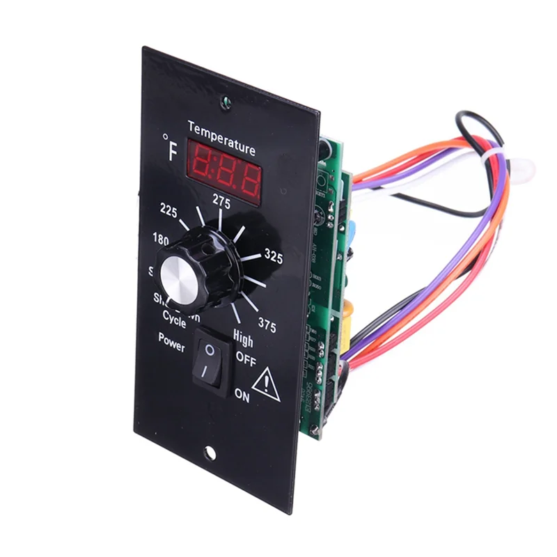 

PID Program Controller, Pellet Grill Temperature Controller Compatible for TRAEGER GRILLS Pro22 Series 34 Series US Plug