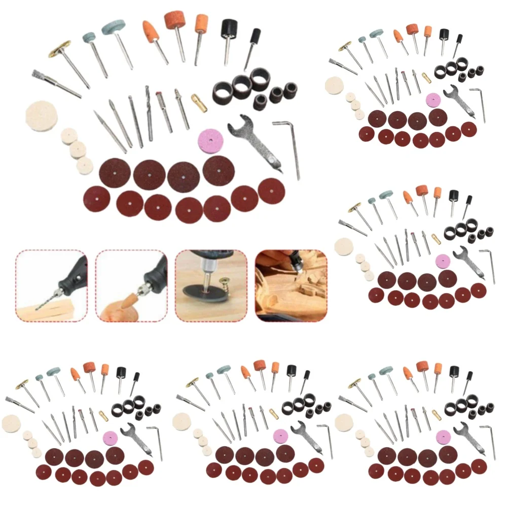 147/100/40PCS Mini Electric Drill Accessory Set Multi Rotary Tool Accessories Set Grinding Polishing Kits For Dremel Accessory