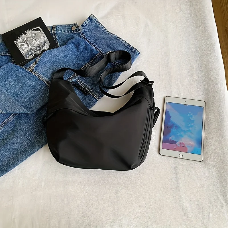 

Модная нейлоновая сумка через плечо, сумка через плечо большой вместимости, повседневная сумка для пельменей из ткани Оксфорд для занятий спортом на открытом воздухе, велоспорта, пешего туризма