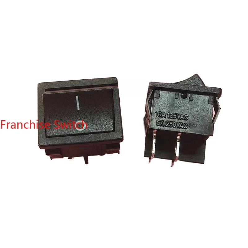 

10PCS Ship switch MR-4-210-C5L-BB black without light 4 feet 2 gears, rocker