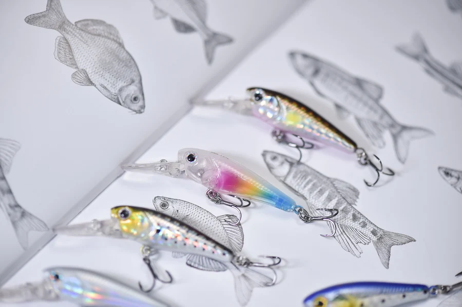 1Pcs Schwimmende Angeln Lockt Minnow Harten Köder 40mm 3g Hochfrequenz Schaukel Wobbler Crankbait Karpfen Barsch stecker Angelgerät – Detail 28