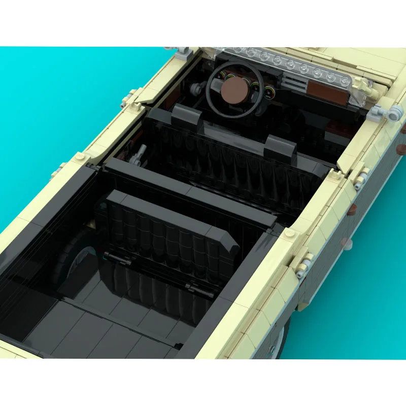 

MOC-244817 Модель строительного блока автомобиля Туристический автомобиль Спортивный автомобиль Набор кирпичей Креативная игрушка Новогодние подарки 1541 шт.