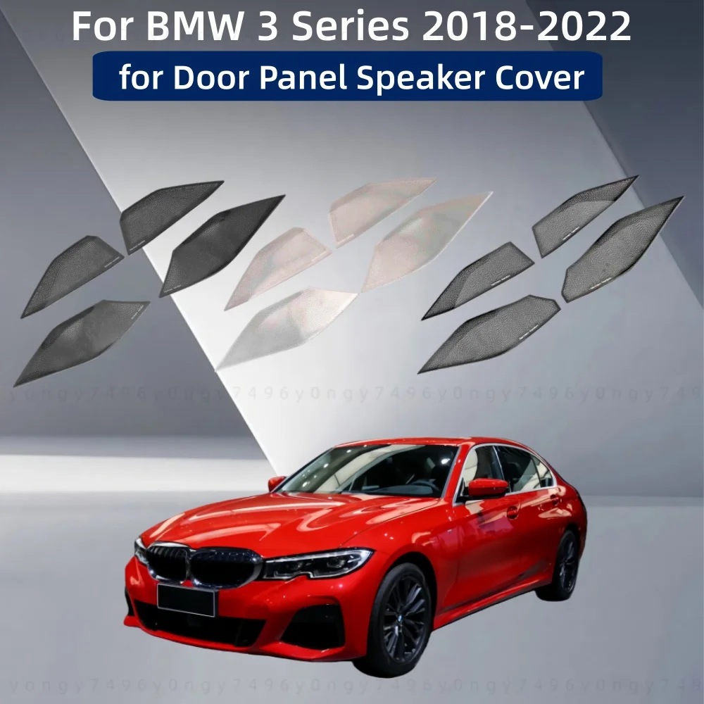 Car Short Shaft And Long Shaft For Door Panel Speaker Cover For Window Lifte For BMW 3 Series 2018-2022 Decoration Accessories