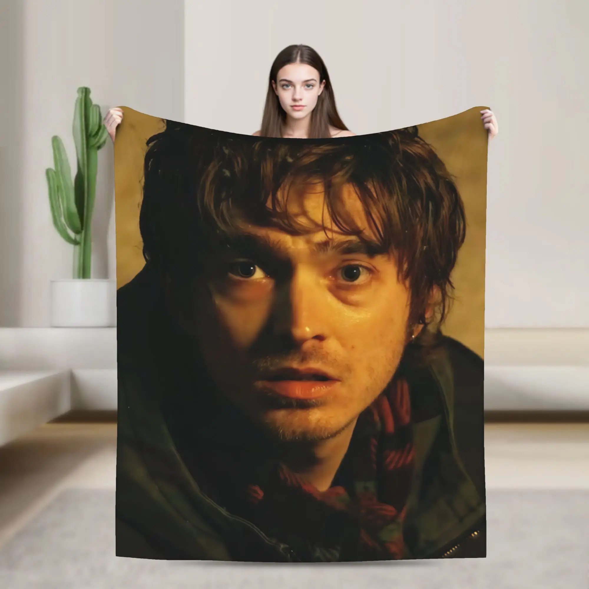 Bryan Austin Abrams Blankets R-Residents Horror Movie Flannel Throw Blanket Bedroom Sofa Personalised Soft Warm Bedspread