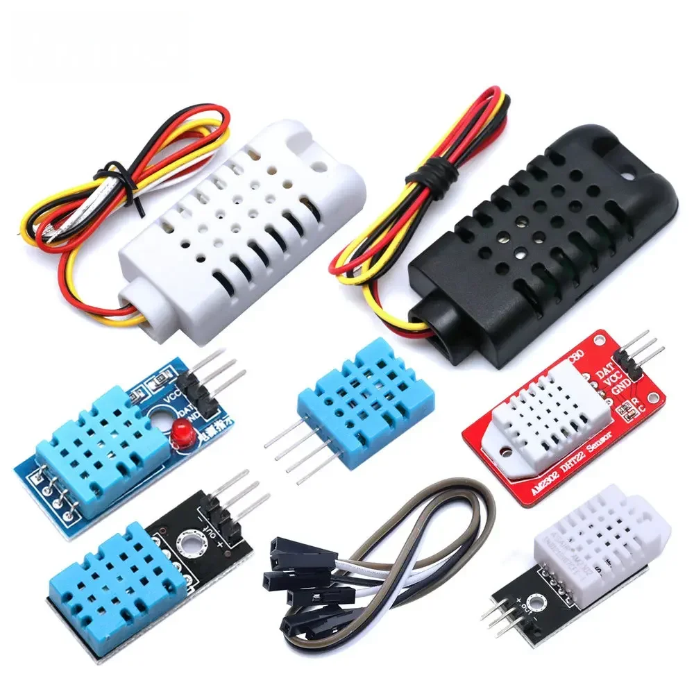 DHT22/AM2302/DHT11/DHT12/AM2320 Digital Temperature & Humidity Sensor Module – Ultra-Low Power 4-Pin for Arduino