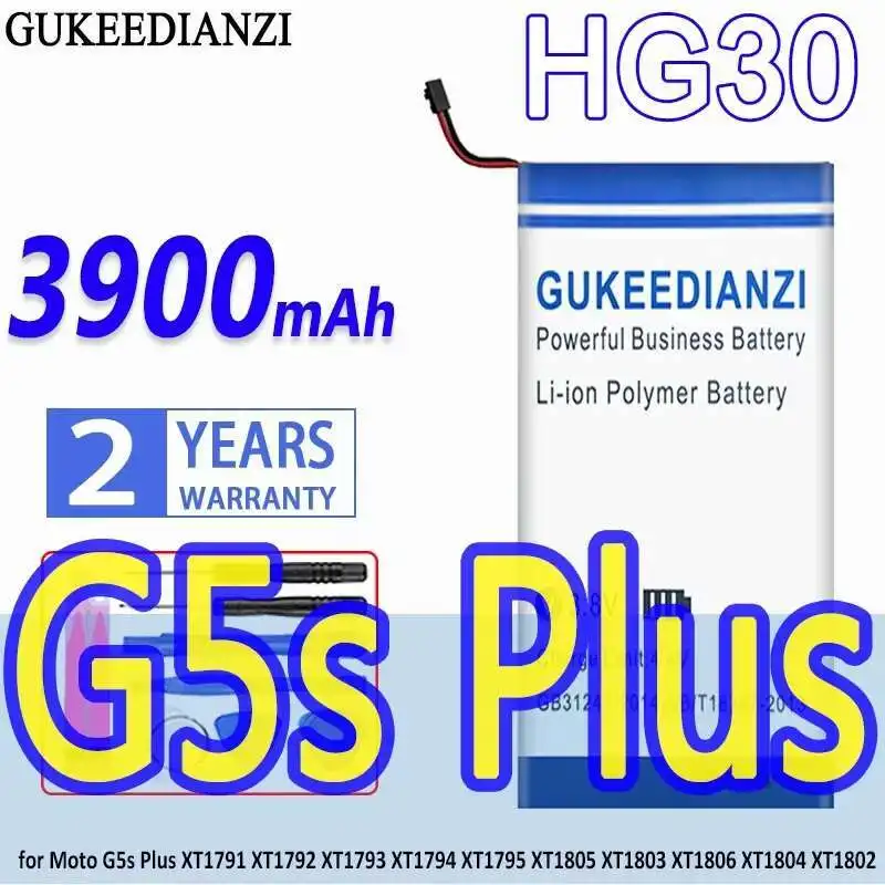 Аккумулятор HG30 3900 мАч для Motorola Moto G5s Plus XT1791 XT1792 XT1793 XT1794 XT1795 XT1805 XT1803 XT1806 XT1804 XT1802