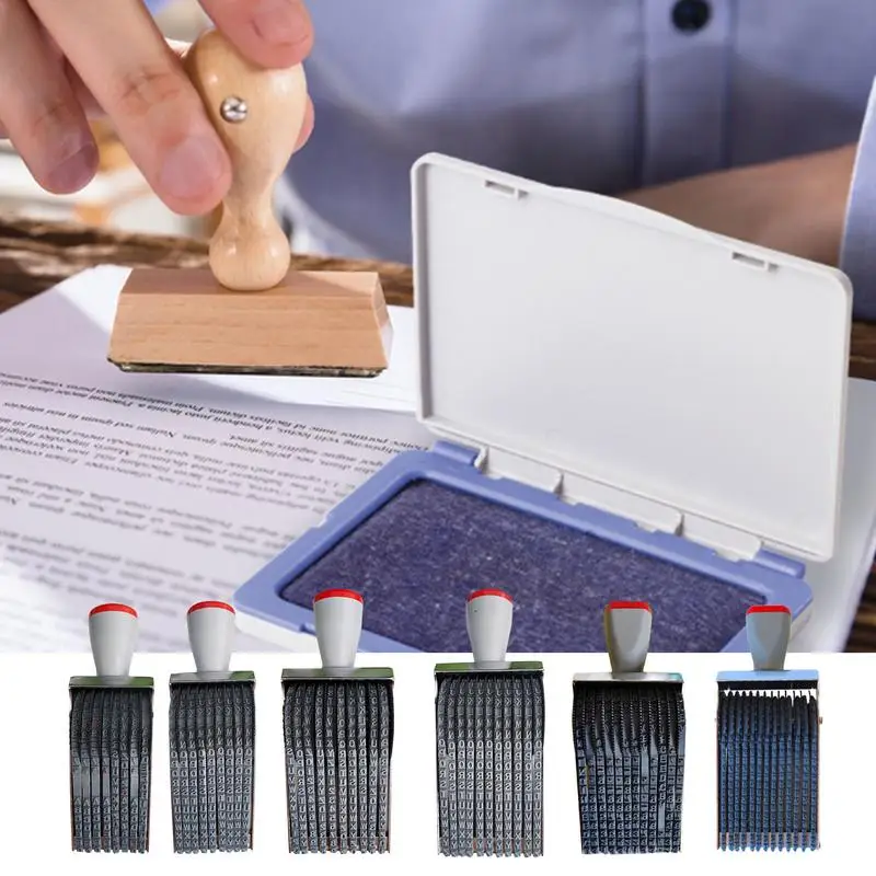 Number Stamps Self Inking Classroom Date Stamp Business Stamps For Office Workers Teachers Professional And Personal