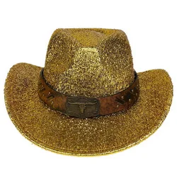 HongLuan Western Pink Luxury Cowboy Hat Rhinestone Woman for Cowgirl Costume, Cowboy Hats Women & Cowboy Accessories for Man