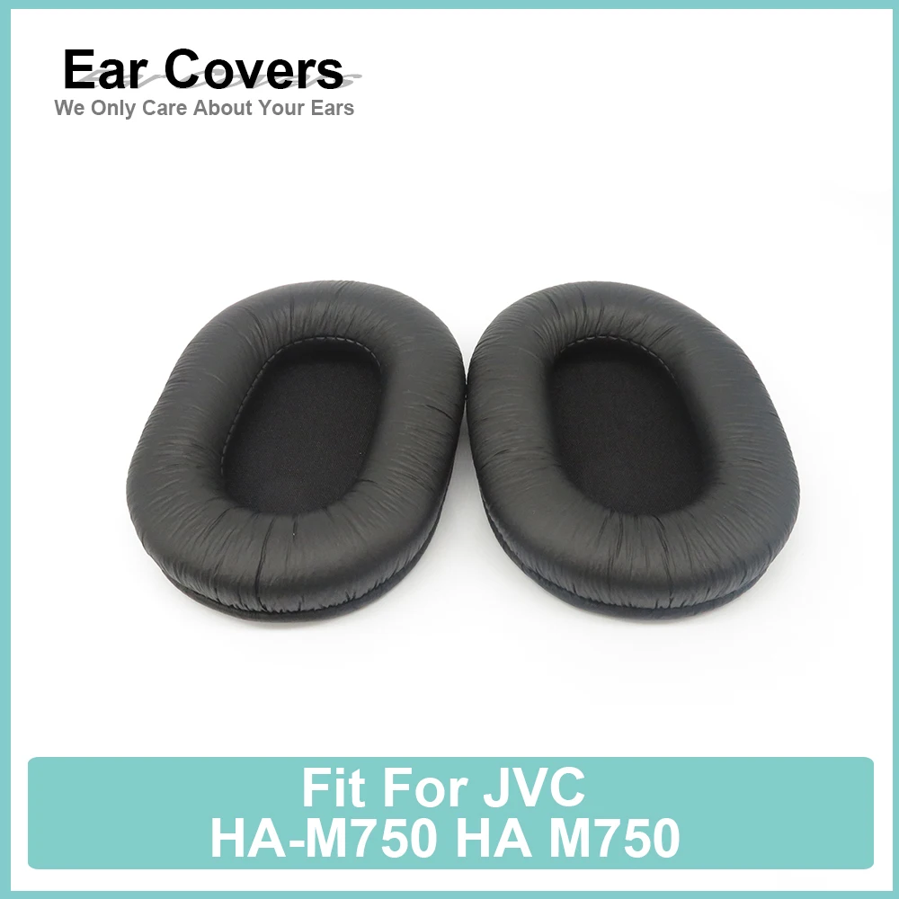 Earpads For JVC HA-M750 HA M750 Headphone Earcushions Wrinkled Pads Foam Ear Pads Black Comfortable