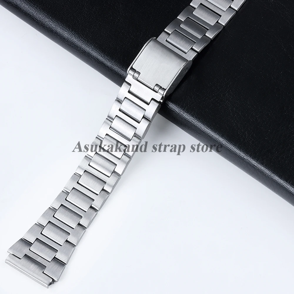 Stainless Steel Watch Band 18mm for Casio AE1200 AE1300 F-91W F105/108 A158 A168 Metal Strap Universal Men Replacement Watchband