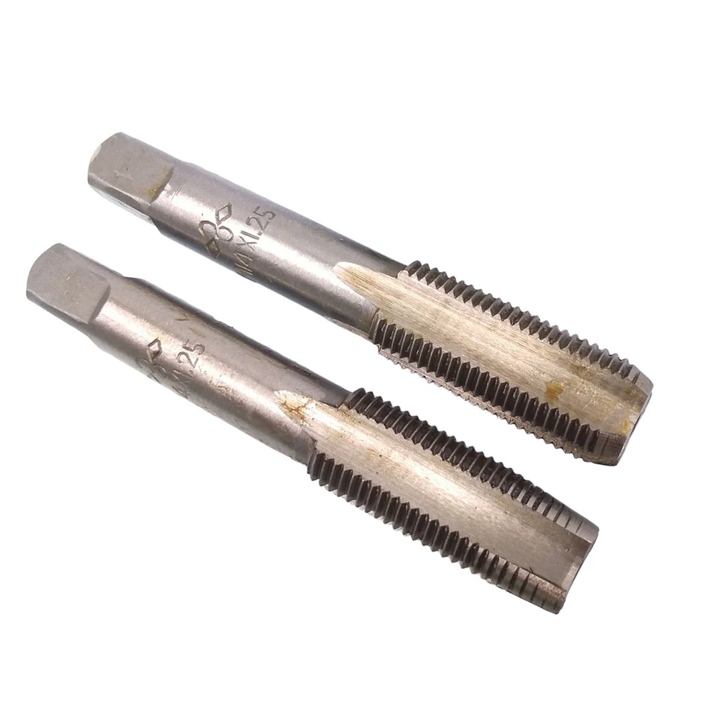 2pcs 1/2-28 Taps And Dies UNEF HSS Right Hand Threading Tools Rust Proof Tap And Die Forming Machine Right Hand Threading Tool