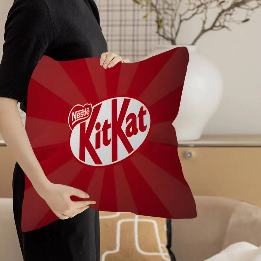 Nestle k-KitKat Cushion Cover Pillowcase Upholstery Sofa Throw Pillow Home Decor Pillowcas
