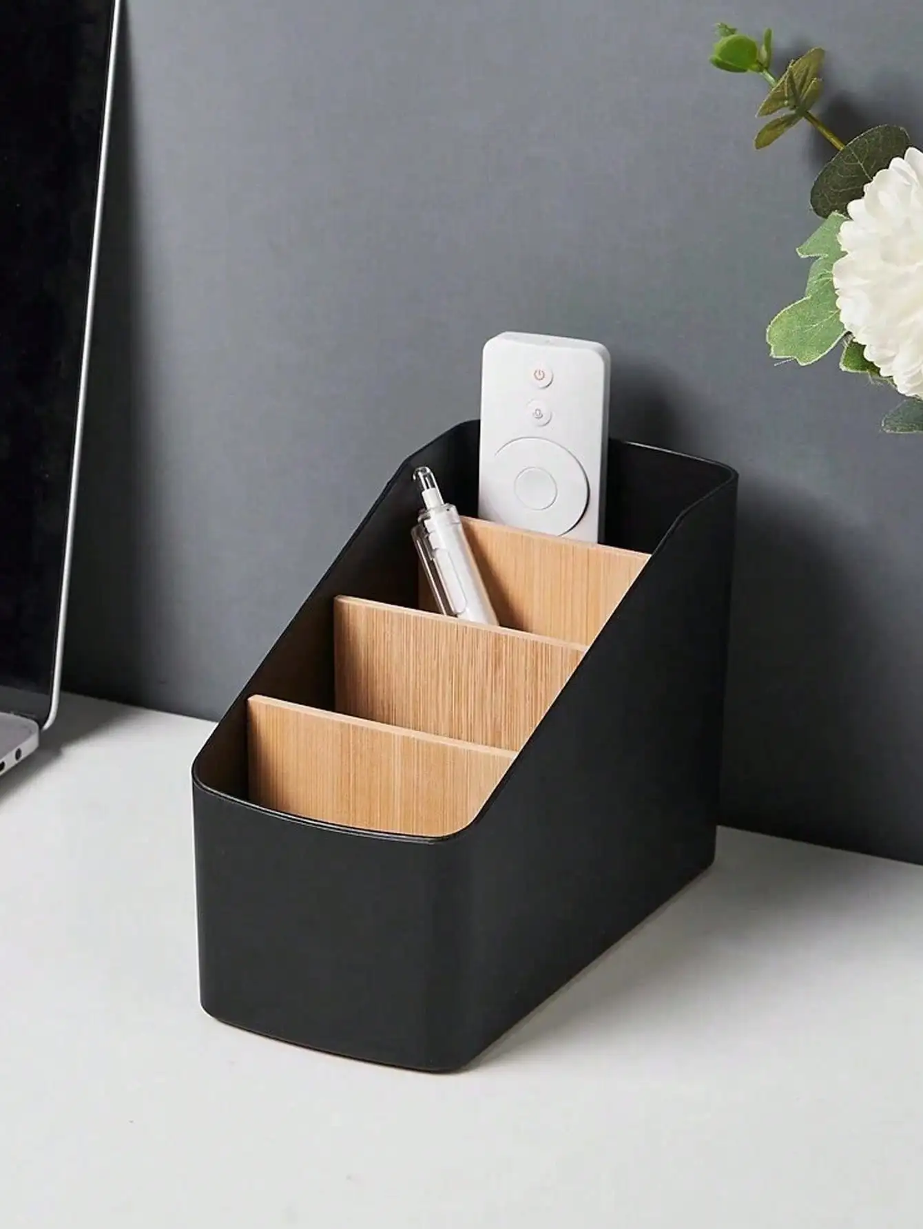 

1pc Luxury Ins Style Desktop Storage Box, Office/Desk Organizer Drawer, Transparent Stacking Compartment Box