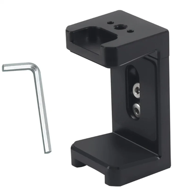 BNVN-For Probty T5 T7 T9 SSD Universal Power Bank Clamp,Aluminum Clamp Adjustable From 55-80Mm Can Mount By Cold Shoe