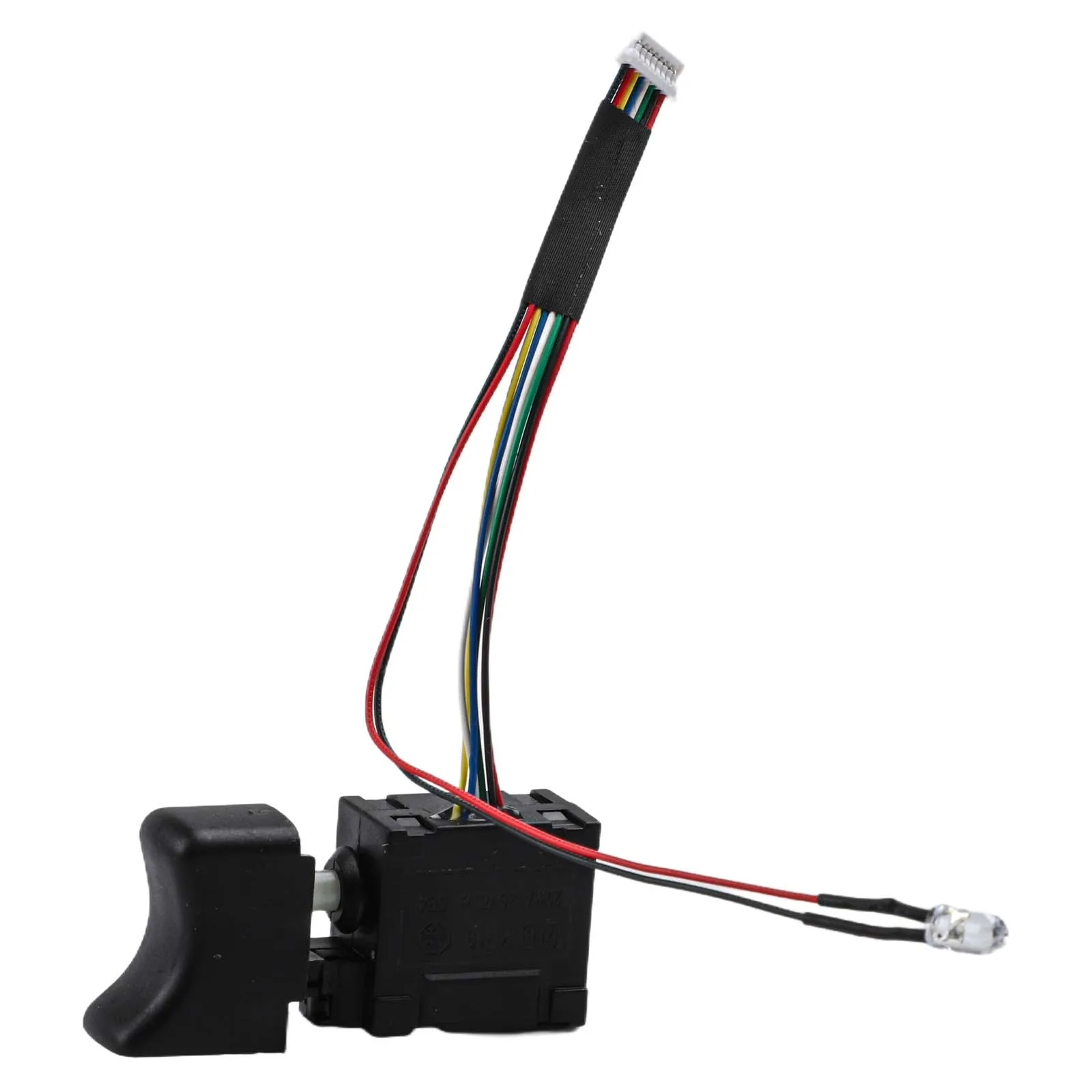 DC Electric Drill Trigger Switch Rated 0.2A 42V with Light for Dayi For A3/2106 Cordless Brushless Electric Wrench Replacement