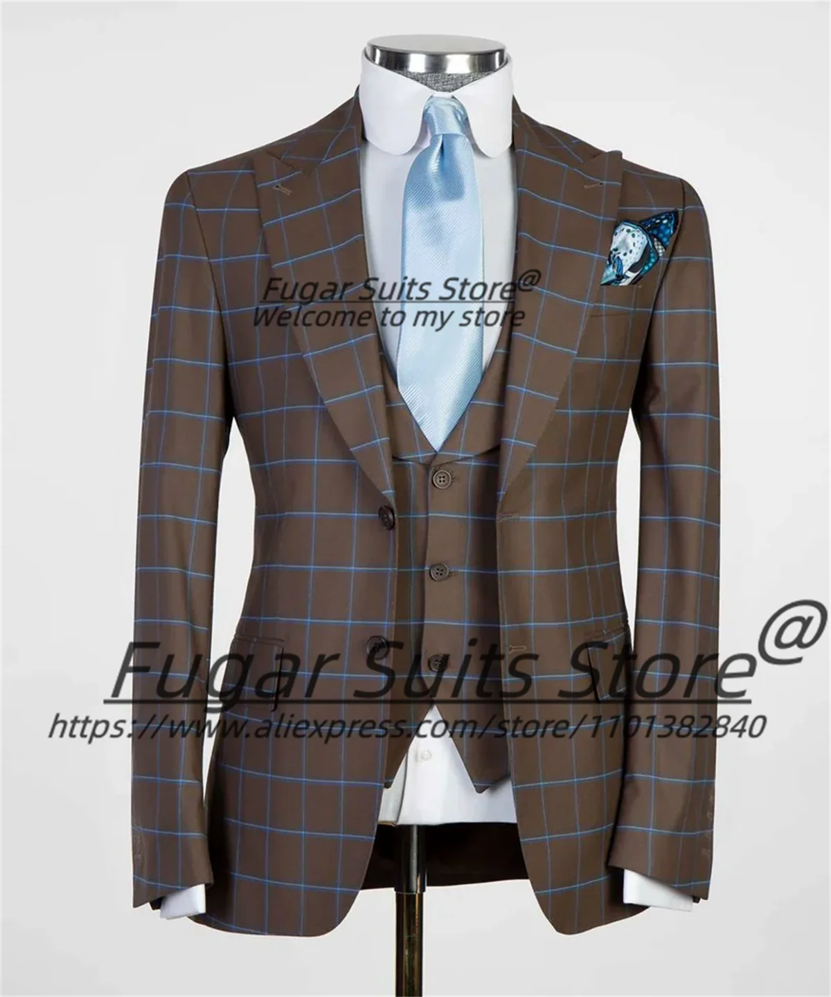 

Customized Office Work Formal Men Suits Slim Fit Peak Lapel Groom Prom Tuxedos 2 Pieces Sets Male Business Blazers Ropa Hombre