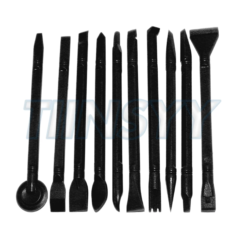 10pcs/Set Newest 10 in 1 Plastic Crowbar Disassembly Spudger Opening Tools Kit for Mobile Phone Computer Repairing Opening Tools