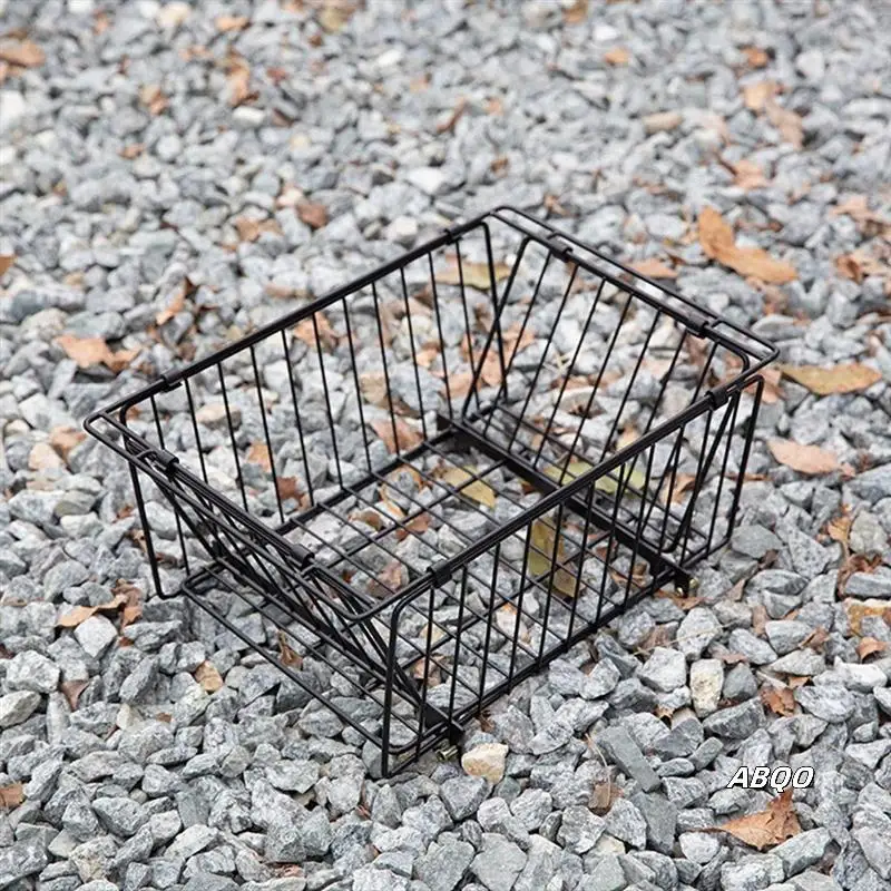 

Camping Folding Basket For IGT Unit Table Portable Camping Table Storage Basket