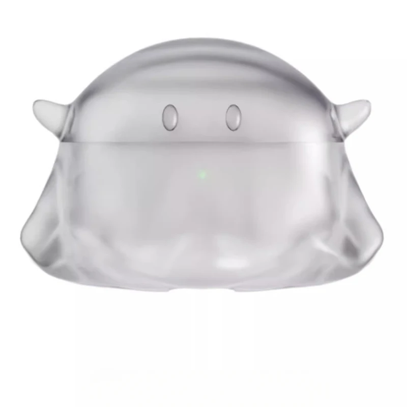Funda protectora Original Little Ghost Airpods, decoración transparente, bonita, accesorios para Airpods Pro, regalos personalizados Y2K