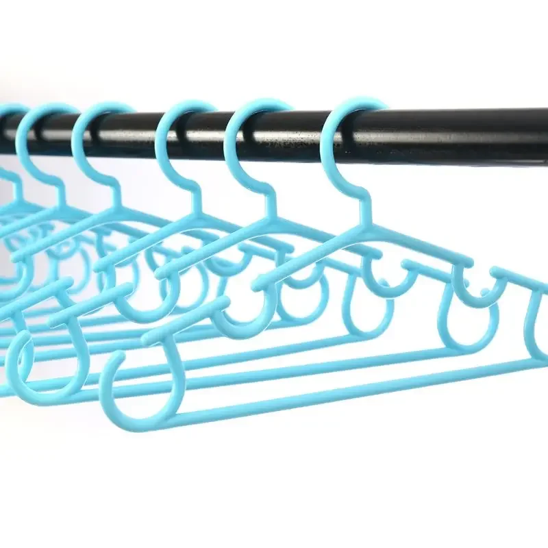 5–20 Stück Baby-Kleiderbügel für bonbonfarbene Kinder-Kleiderbügel aus Kunststoff – sicher und langlebig, kann als Kleiderbügel für Kleinkinder oder Babys verwendet werden – Detail 6