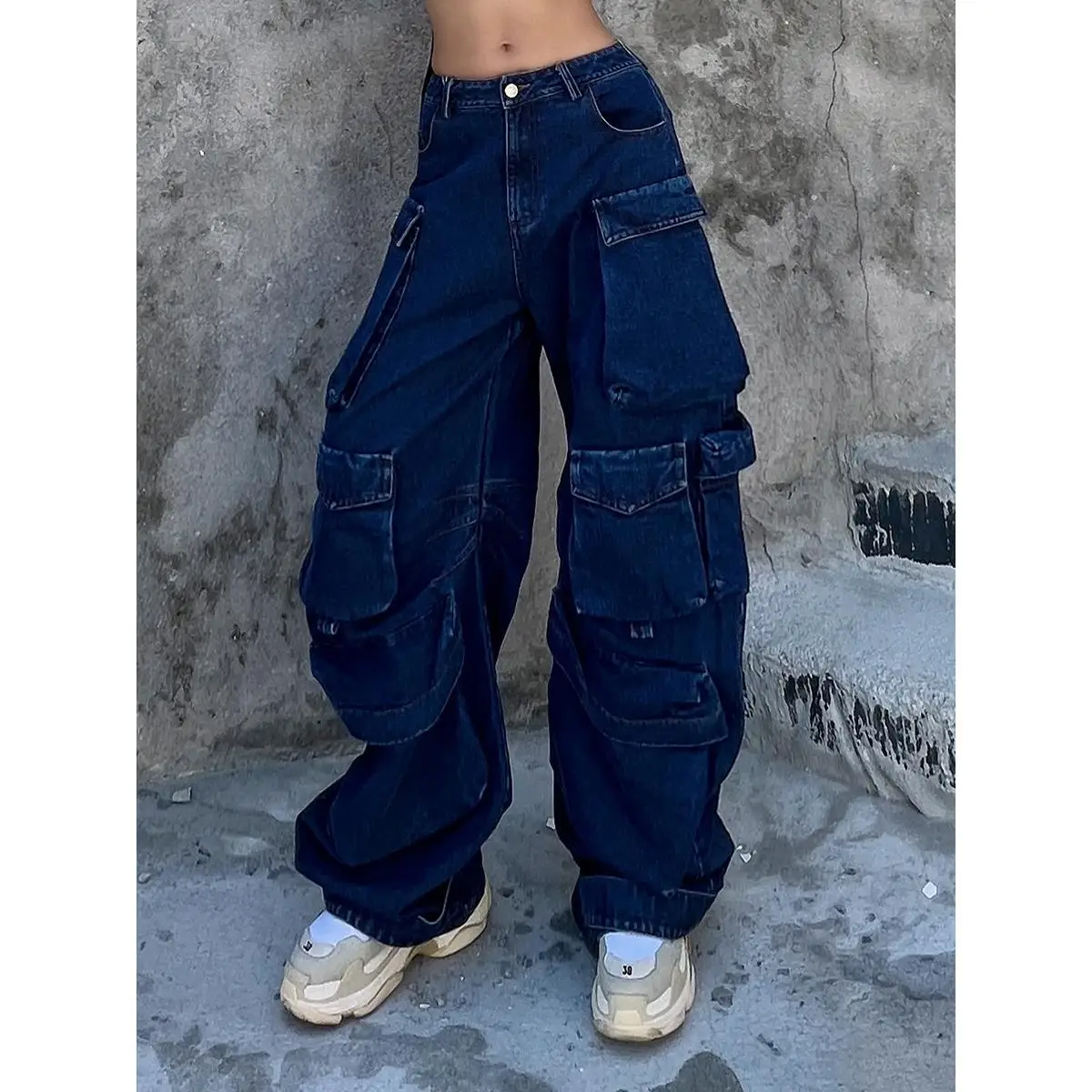 

Women's Casual Loose Trousers Wide Leg kets Large Pet Clothes Accories No Brand Registered Trademark