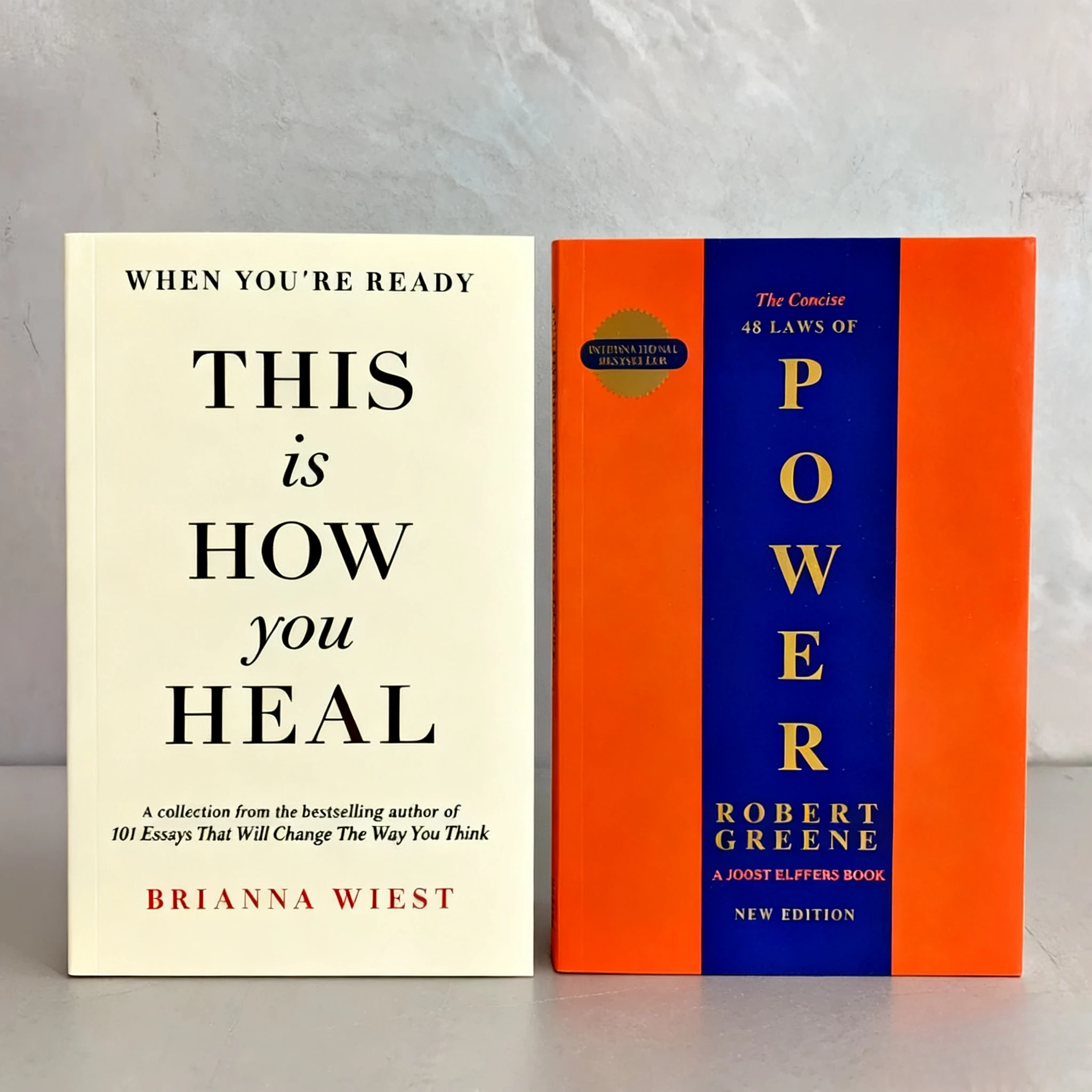 

《The Concise 48 Laws Of Power》+《when you re ready this is how you heal》The core law of power game The pain to you can change