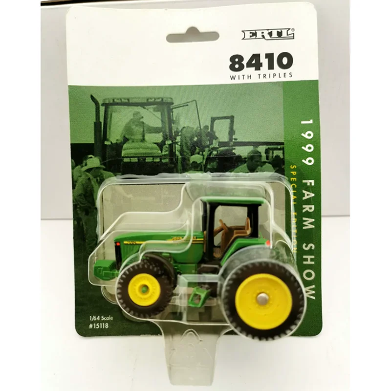 ERTL 1/64 8410 Agricultural Machinery Alloy Tractor Model Collectibles Toy Souvenir Gift Scene Simulation Desktop Decoration