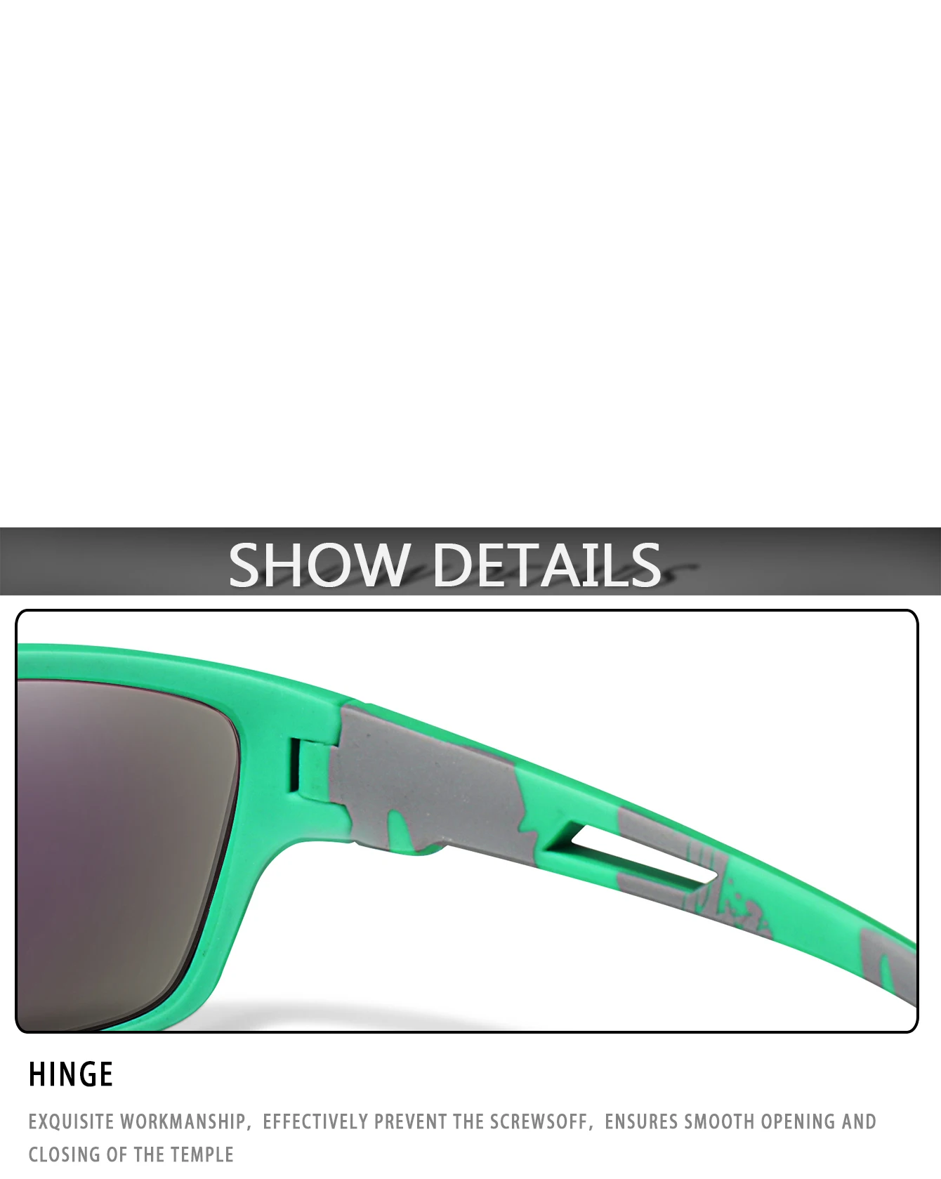 Männer Frauen Polarisierte Radfahren Sonnenbrillen Im Freien Fahren Wandern Brillen Angeln Anti-glare UV400 Schutz Sonnenbrille – Detail 14
