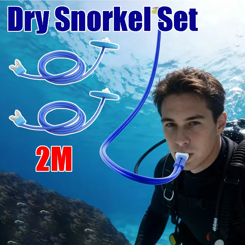 

All-in-One Dry Snorkel Set for Adults Full Face Mask Dry Snorkel Perfect for Women Men Underwater Viewing in Sea Non-Flooding