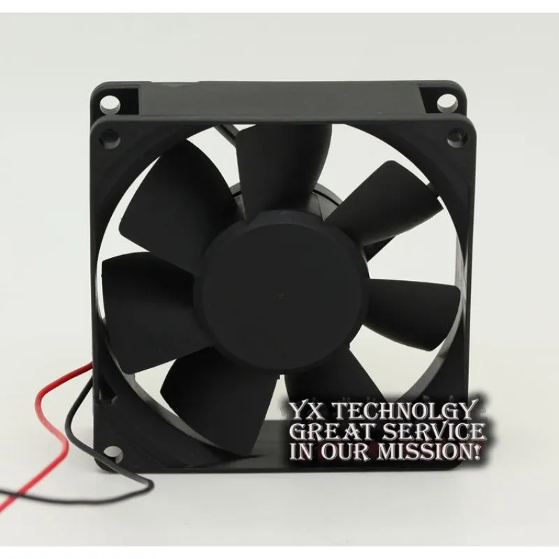 KD1208PTB1 8025 12V 1.7W 3 wire 80mm double ball fan cooling fan SUNON