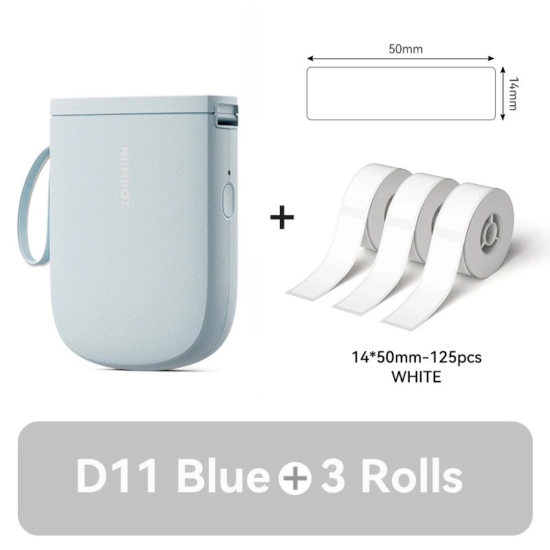 NIIMBOT D11 Nieuwe Versie Labelprinter Mini Draagbare 300 DPI Bluetooth Draadloze Label Maker Naamplaatje Keuken Sticker PrintingMaker
