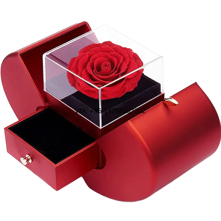 

2025 New Year New Product Ideas-Red Jewelry Gift Box for Christmas