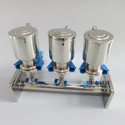 Laboratory Stainless Steel 304 Filtration Apparatus,250mL,Three Ports to algeria