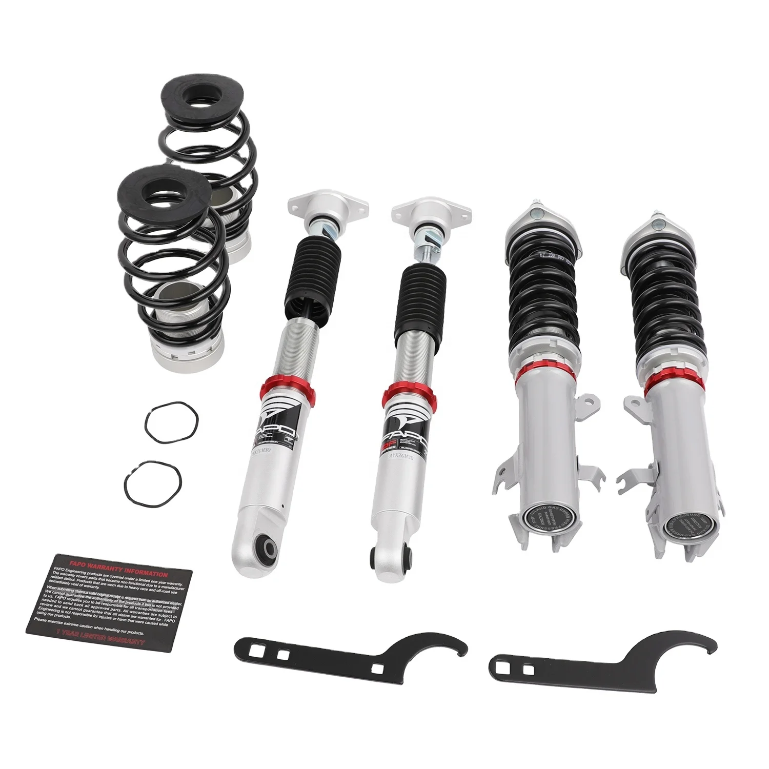

Комплект койловеров FAPO PF007520 для Ford Fiesta B299 2008-2019: Амортизаторы и регулируемые пружины для занижения автомобиля по конкурентной цене