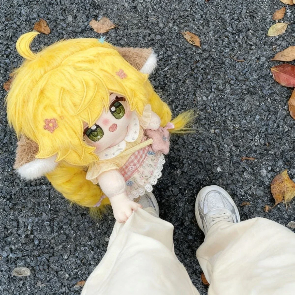 Stuffed 20cm Anime Fox Spirit Matchmaker SUSU Plushies Kids Toy Kawaii Cosplay With Skeleton Body Dress Up Dolls Figures Gift view 4