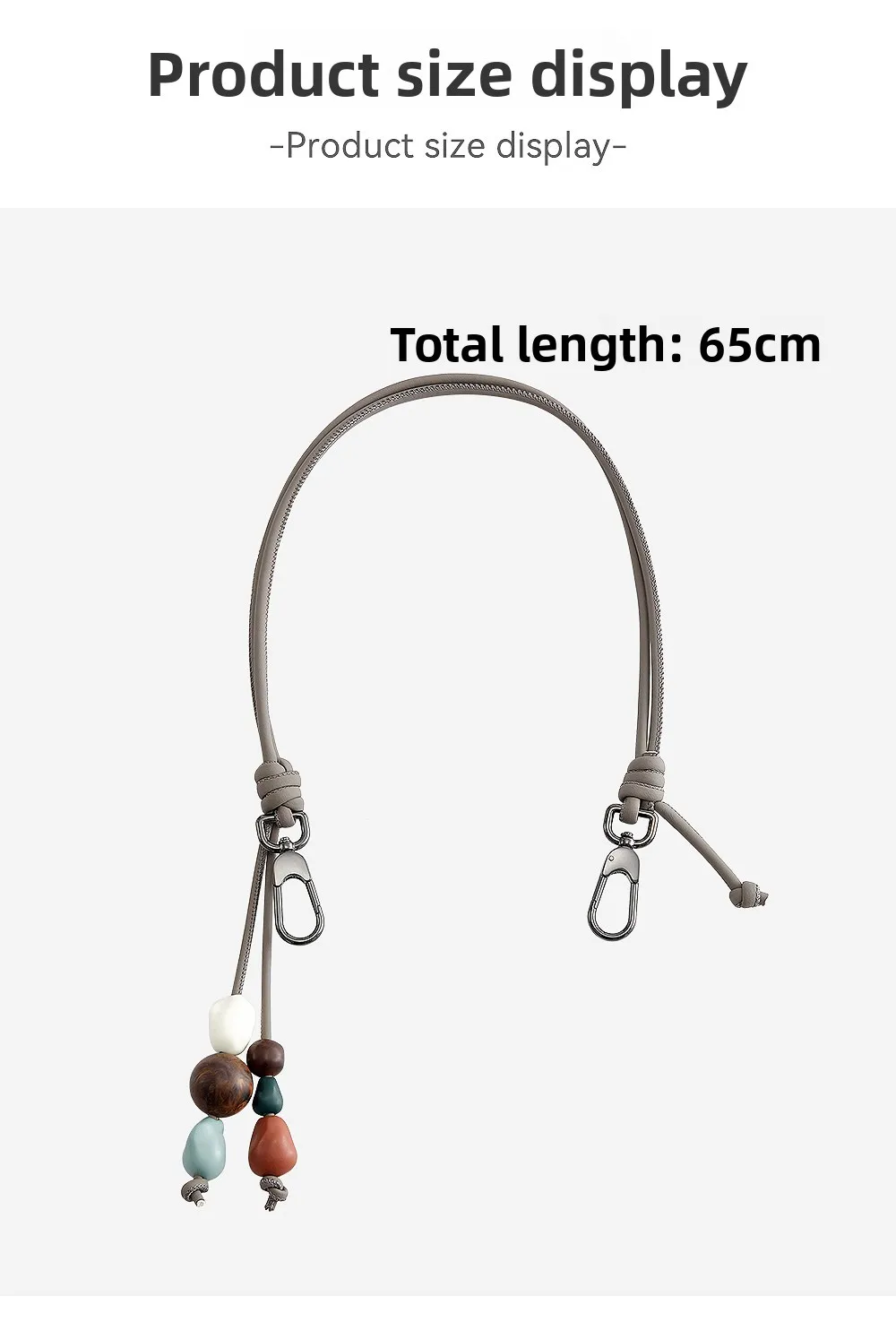 New Bead Shoulder Strap For Longchamp Epure Durable Fashion Good Quality Bag Modification Bag Accessories