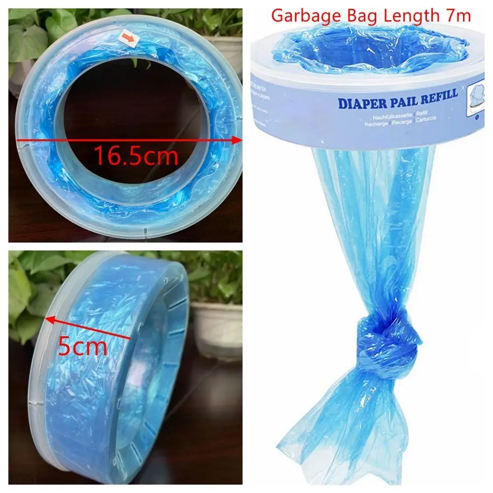 New Nappy Bin Refills Nappy Disposal Bags for Angelcare Refill Cassettes Diaper Trash Bucket Replacement Liners Garbage Bags