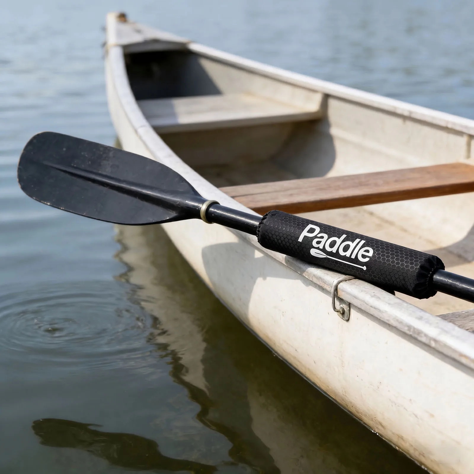 Paddel-Auftriebsmanschette, 420D PU, wasserdicht, langlebig, Schaumstoff mit Fußballmuster, verhindert das Sinken im Wasser für Kajak, Kanu, Paddleboard – Detail 2