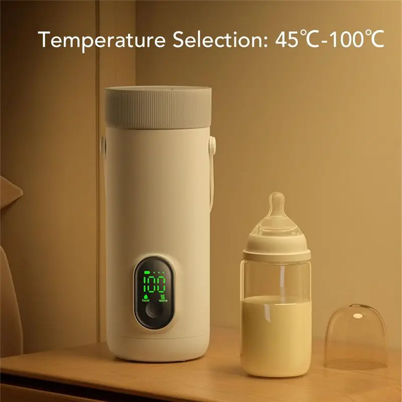 A005-Portable Small Travel Electric Kettle Boiler 350Ml Fast Boiling Hot Water Bottle 27000Mah Rechargeable For Tea/Coffee