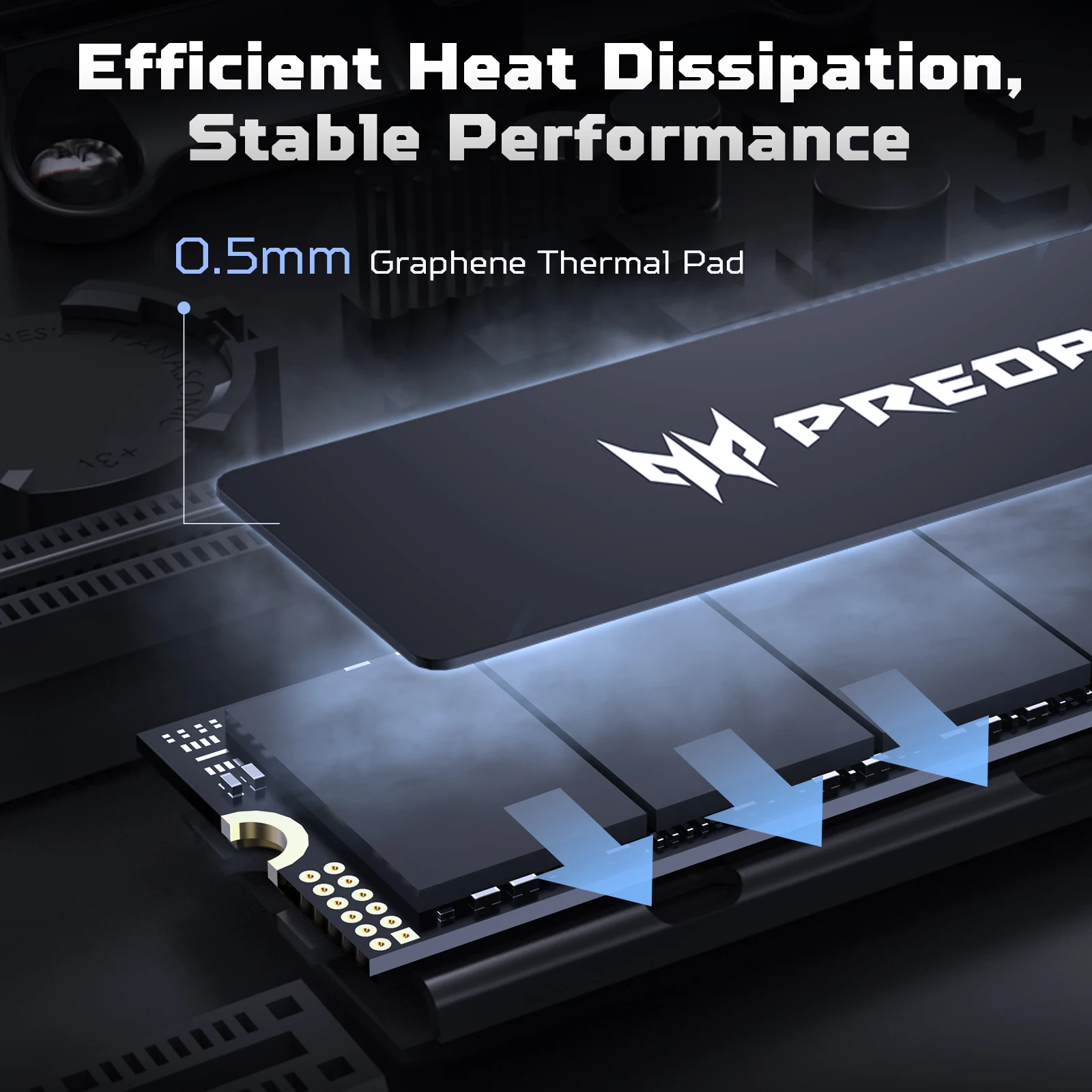 Predator GM6 1TB 内蔵型SSD Amazon | Acer Predator M.2 SSD 1TB GM6 NVMe2.0 2280 PCIe Gen4×4 超