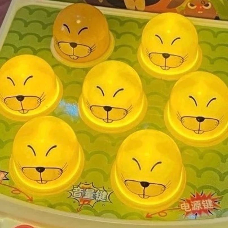 Parent-Child Mole Game: 2-player mode with fun sounds, family bonding activity that boosts cognitive development