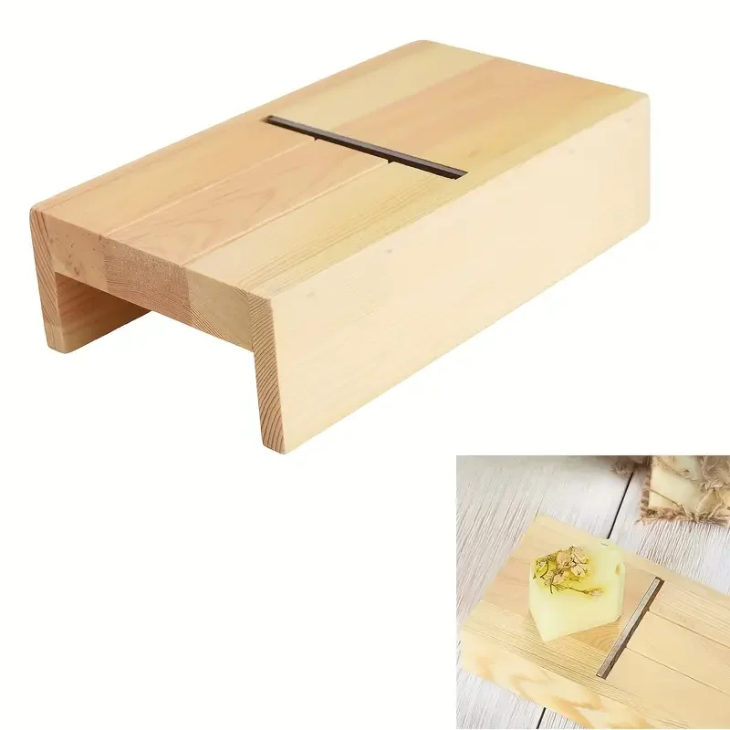 

1Pc Wood Box Cutting And Beveler Planer Tool Wooden Adjustable Loaf Soap Cutter For Handmade Soap Making