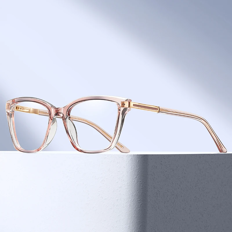 BEMORE Butterfly Woman Presbyopia Reading Anti-Blue Light Computer Eyewear with Myopia Degree be Customizable Prescription