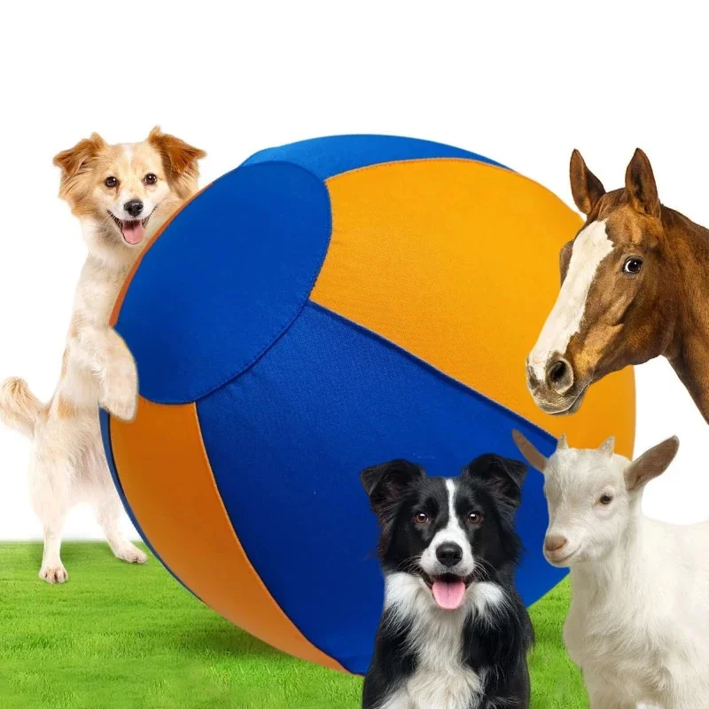 Inflatable Herding Ball For Dogs Large Exercise Training Toy Self Balancing Outdoor Play For Active Pets Farm Park Backyard Gift