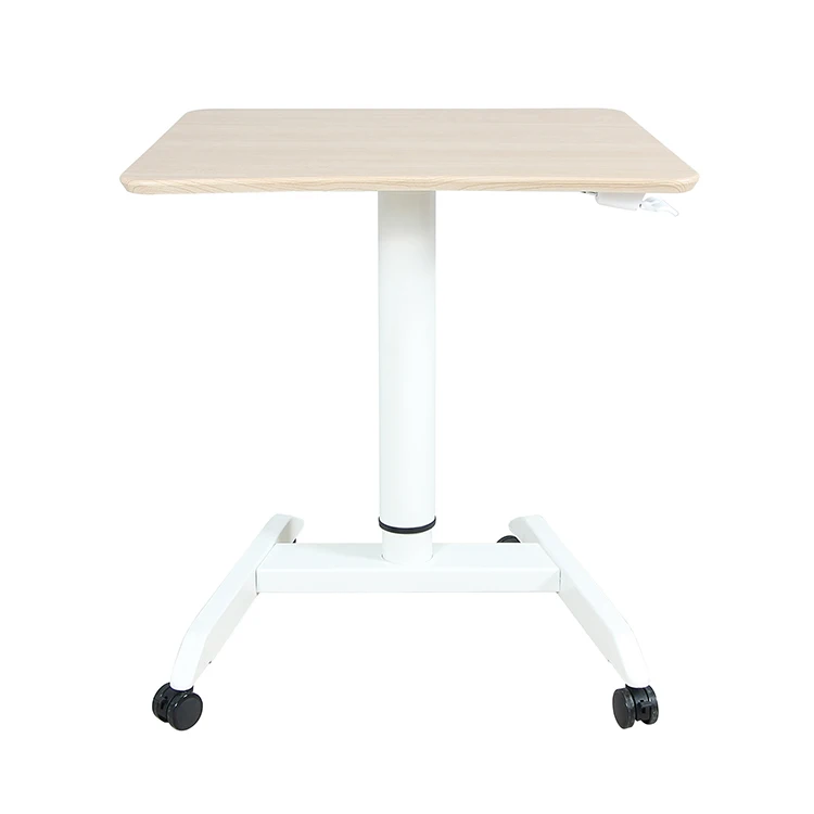 Simple design height adjustable home and office work lifting standing desk computer table