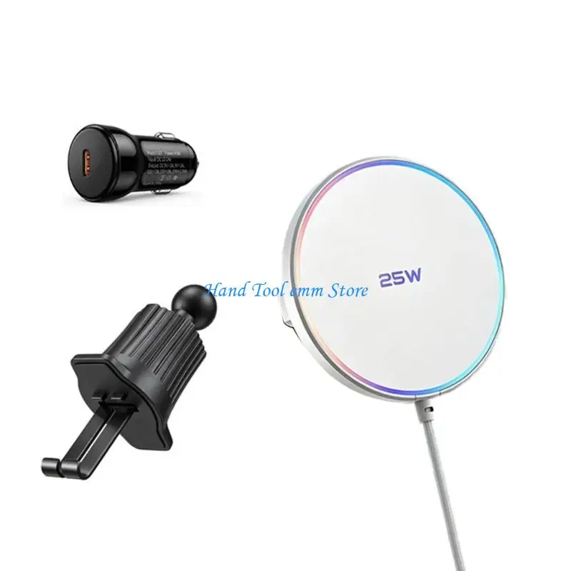 H37F 25W Car Charging Mount for In Car Phone Power Daily Use